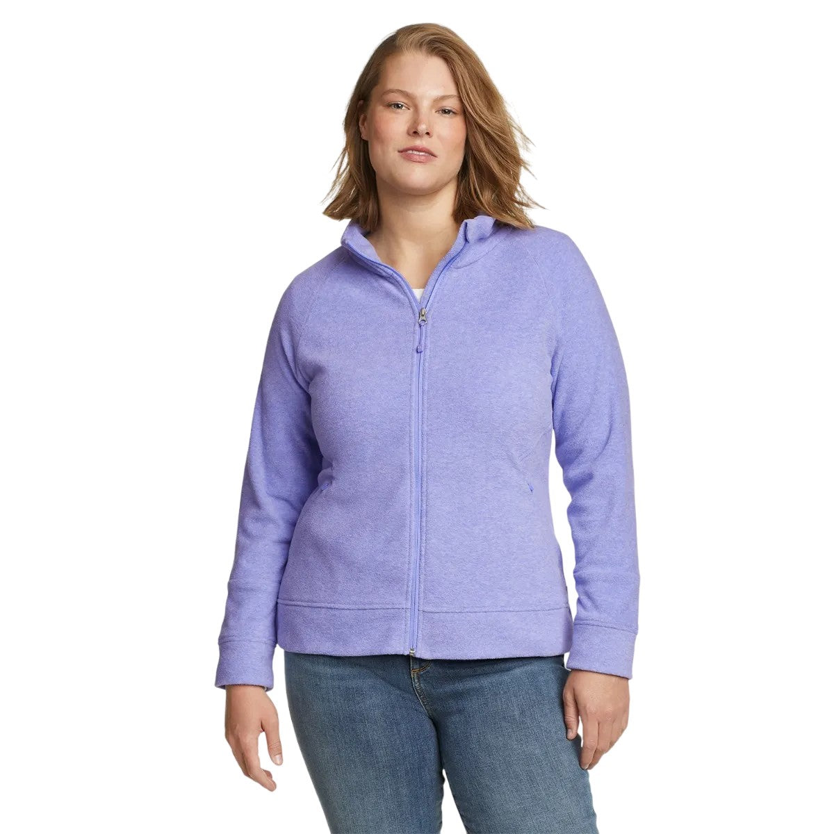 Viola - Front - Eddie Bauer Womens-Ladies Quest Full Zip Fleece Jacket