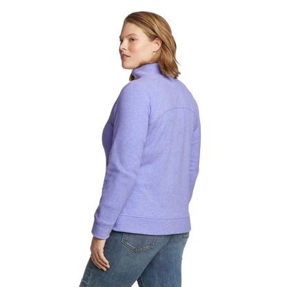 Viola - Back - Eddie Bauer Womens-Ladies Quest Full Zip Fleece Jacket