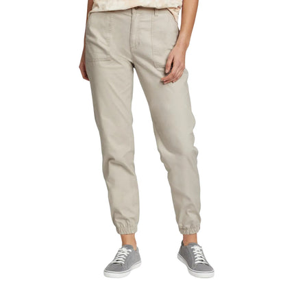 Pumice - Front - Eddie Bauer Womens-Ladies Adventure Ripstop Jogging Bottoms