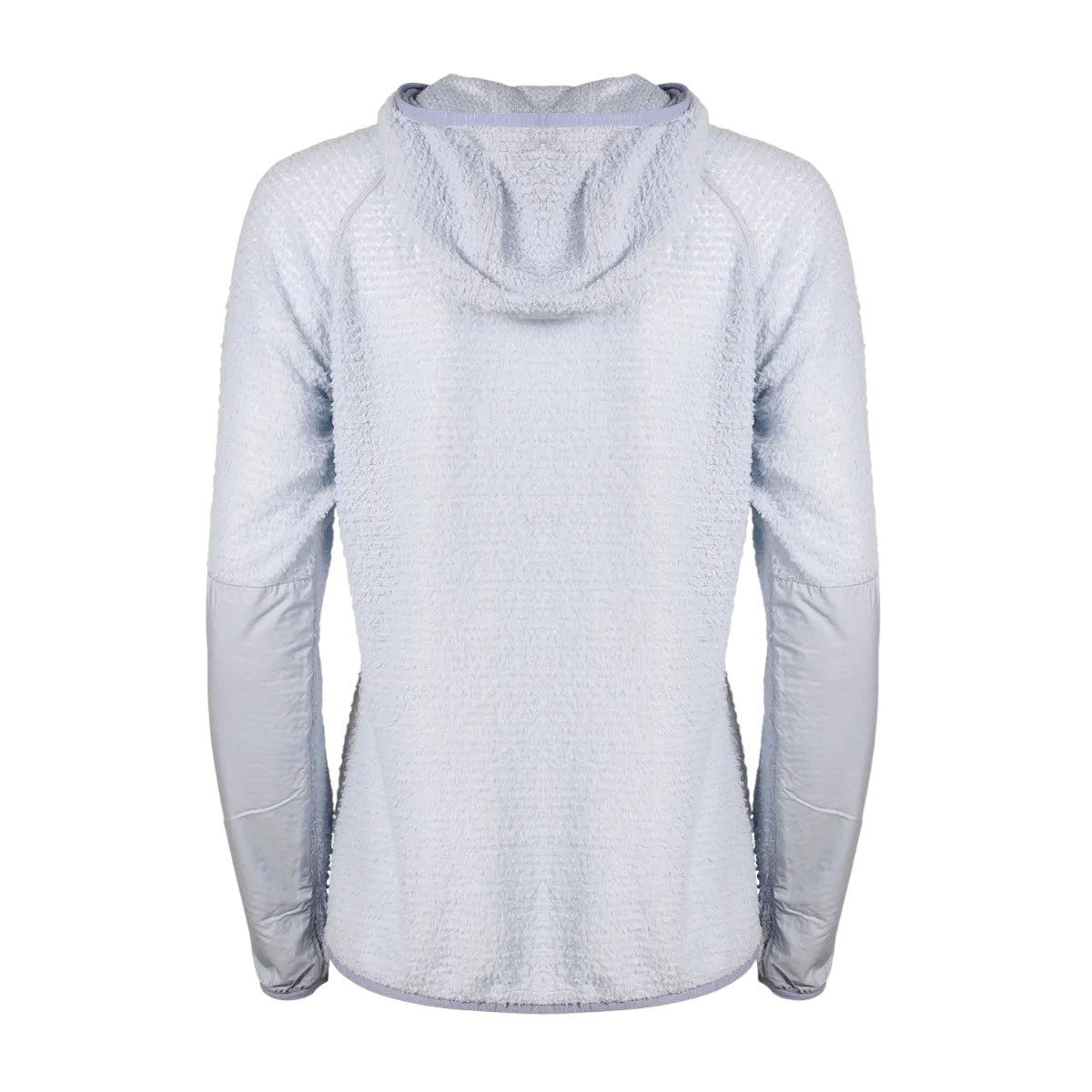 Blue Smoke - Back - Eddie Bauer Womens-Ladies Super Sevens Fleece Hoodie