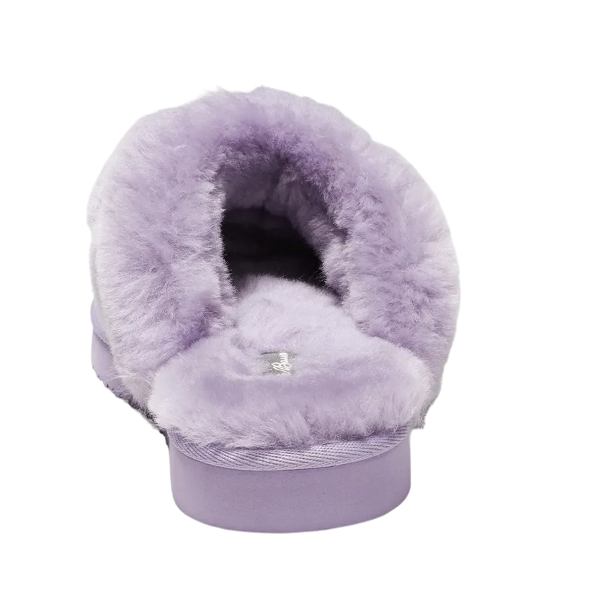 Dusty Lilac - Back - Eddie Bauer Womens-Ladies Firelight Shearling Slippers