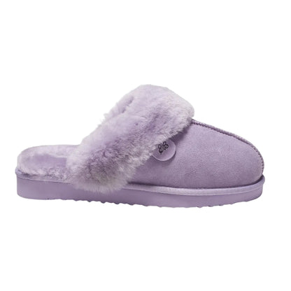 Dusty Lilac - Lifestyle - Eddie Bauer Womens-Ladies Firelight Shearling Slippers