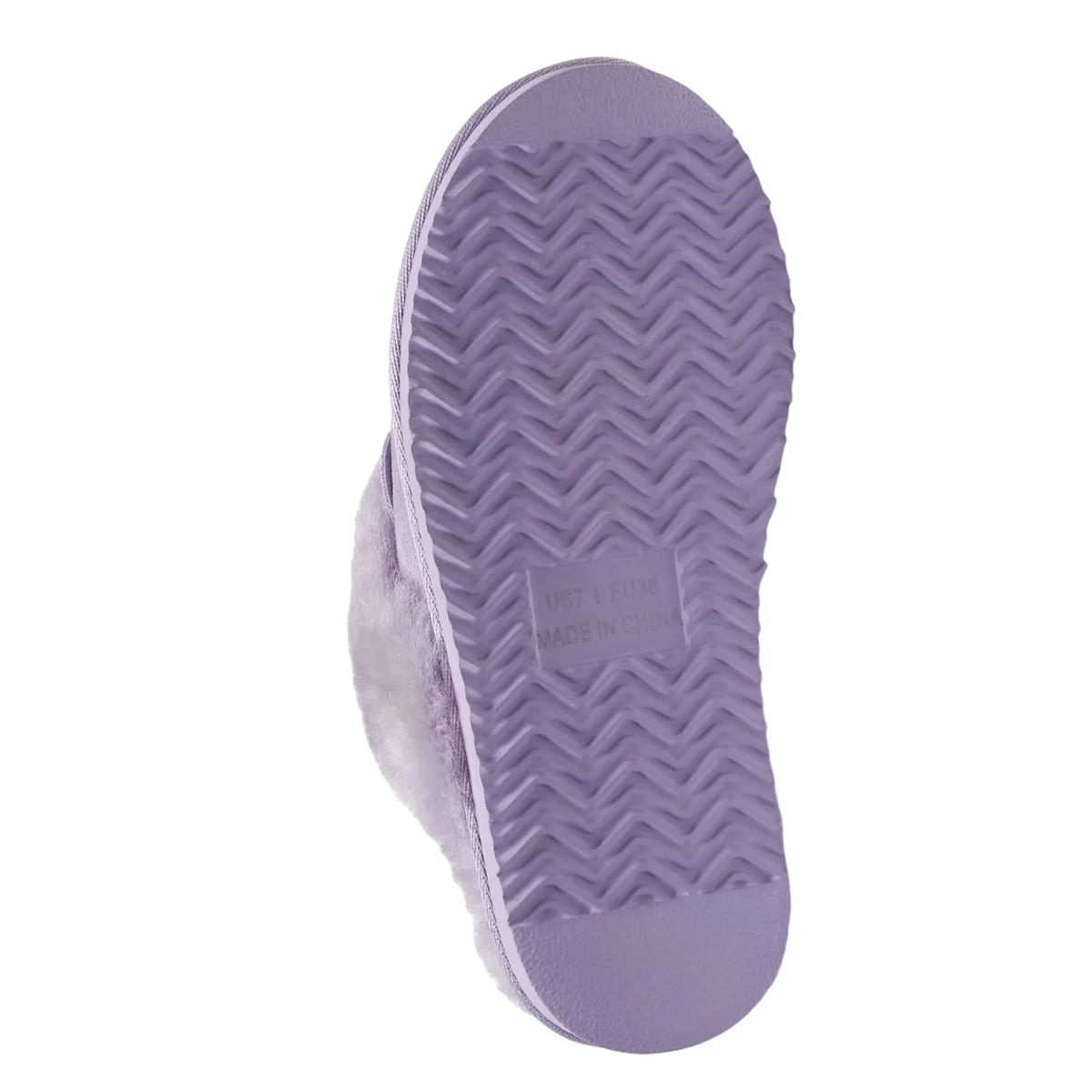 Dusty Lilac - Close up - Eddie Bauer Womens-Ladies Firelight Shearling Slippers