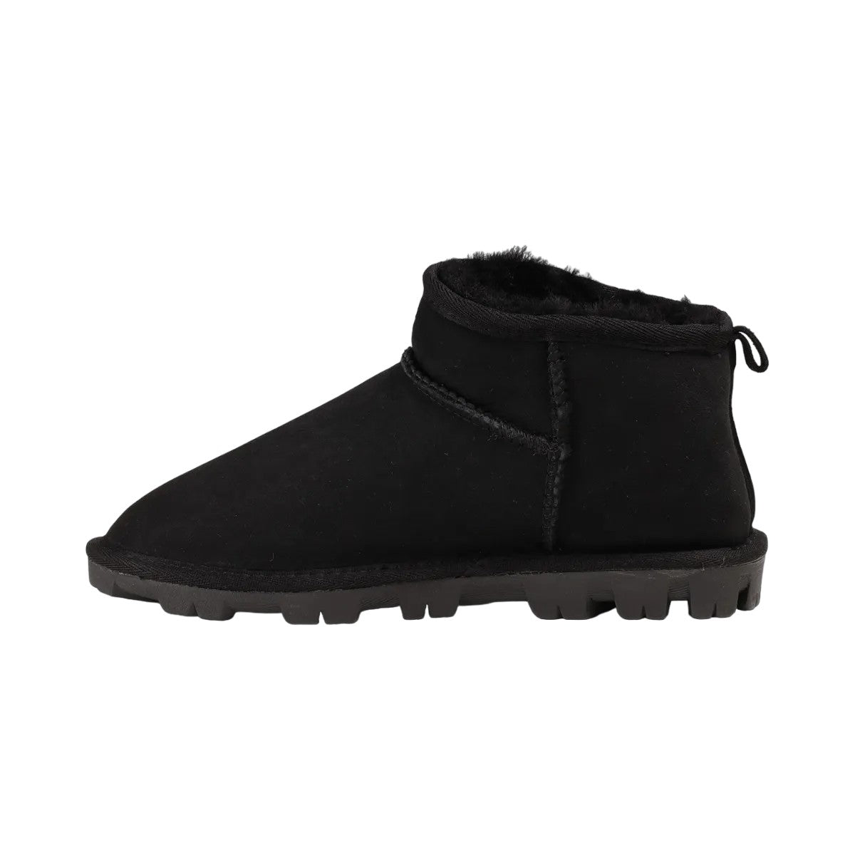 Black - Side - Eddie Bauer Womens-Ladies Firelight Mini Boots