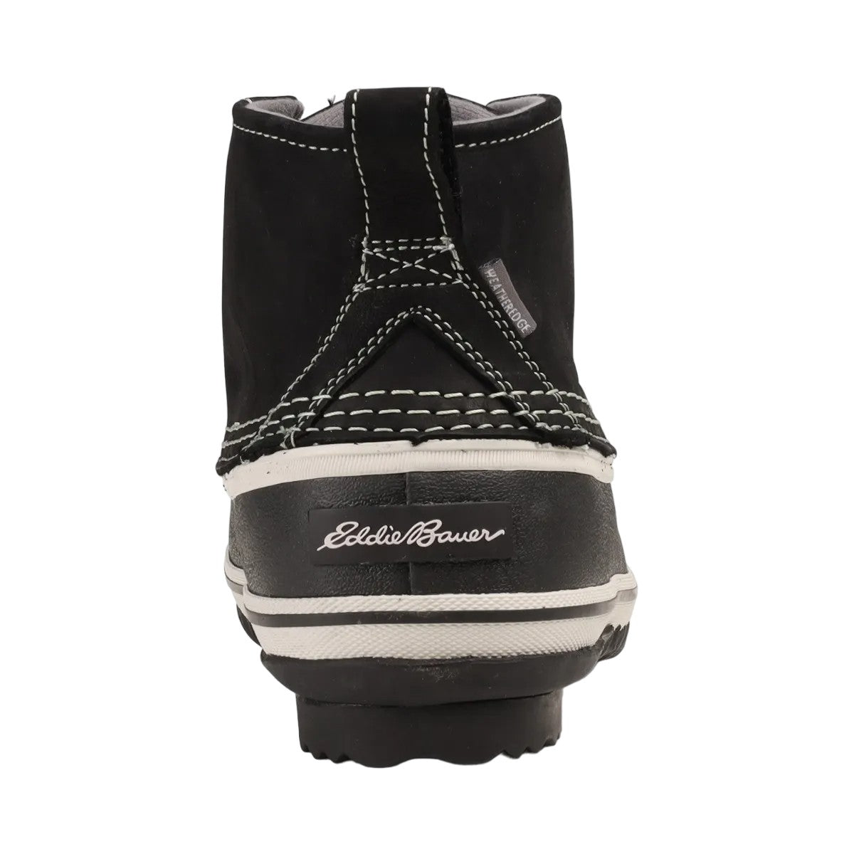 Black - Back - Eddie Bauer Womens-Ladies Hunt Pac Leather Walking Boots