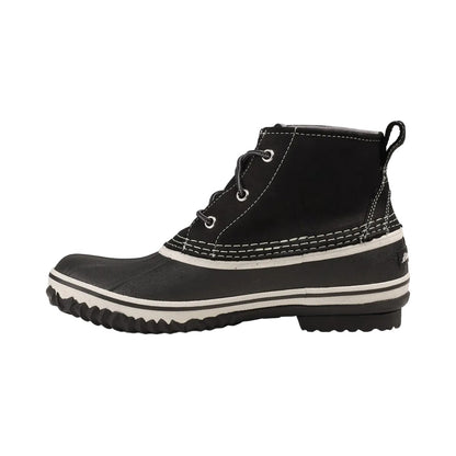 Black - Side - Eddie Bauer Womens-Ladies Hunt Pac Leather Walking Boots