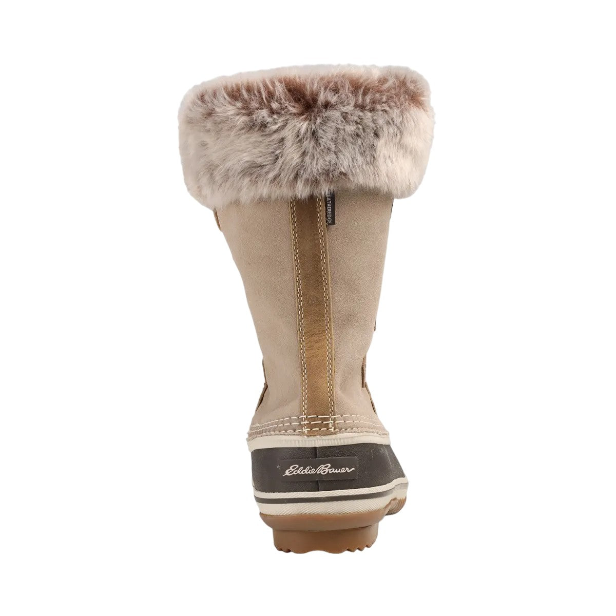 Stone - Back - Eddie Bauer Womens-Ladies Hunt Pac Deluxe Winter Boots