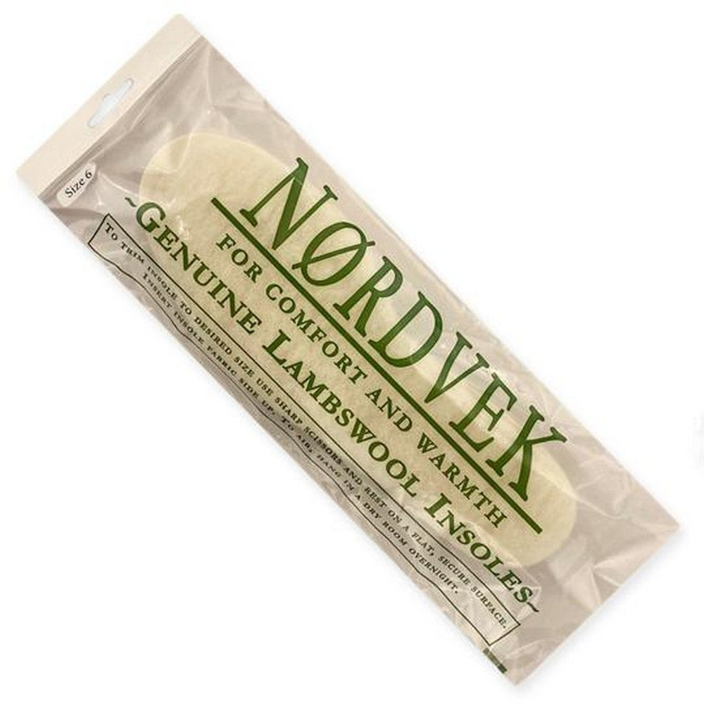 Natural - Side - Eastern Counties Leather Childrens-Kids Lambswool Blend Insoles