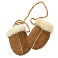 Chestnut - Front - Eastern Counties Leather Baby Sheepskin Mittens