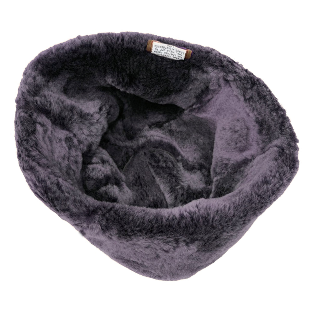 Brown-Tipped - Back - Eastern Counties Leather Womens-Ladies Duxford Dome Panel Sheepskin Hat