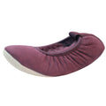 Plum - Front - Eastern Counties Leather Womens-Ladies Sheepskin Lined Ballerina Slippers