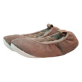 Mink - Back - Eastern Counties Leather Womens-Ladies Sheepskin Lined Ballerina Slippers