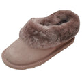 Mink - Front - Eastern Counties Leather Womens-Ladies Sheepskin Lined Slipper Boots