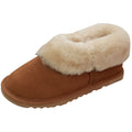 Chestnut - Front - Eastern Counties Leather Womens-Ladies Sheepskin Lined Slipper Boots