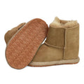 Mink - Back - Eastern Counties Leather Baby Frankie Rubber Sole Sheepskin Boots