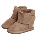 Camel - Front - Eastern Counties Leather Baby Frankie Rubber Sole Sheepskin Boots