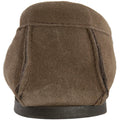 Taupe - Back - Eastern Counties Leather Mens Berber Fleece Lined Suede Moccasins