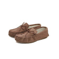 Camel - Back - Eastern Counties Leather Unisex Wool-blend Hard Sole Moccasins