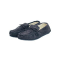 Navy - Back - Eastern Counties Leather Unisex Wool-blend Hard Sole Moccasins