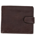 Brown - Front - Royal Ram Harry Bifold Leather Wallet