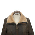Chocolate Forest - Lifestyle - Eastern Counties Leather Womens-Ladies Krissy Aviator Sheepskin Coat