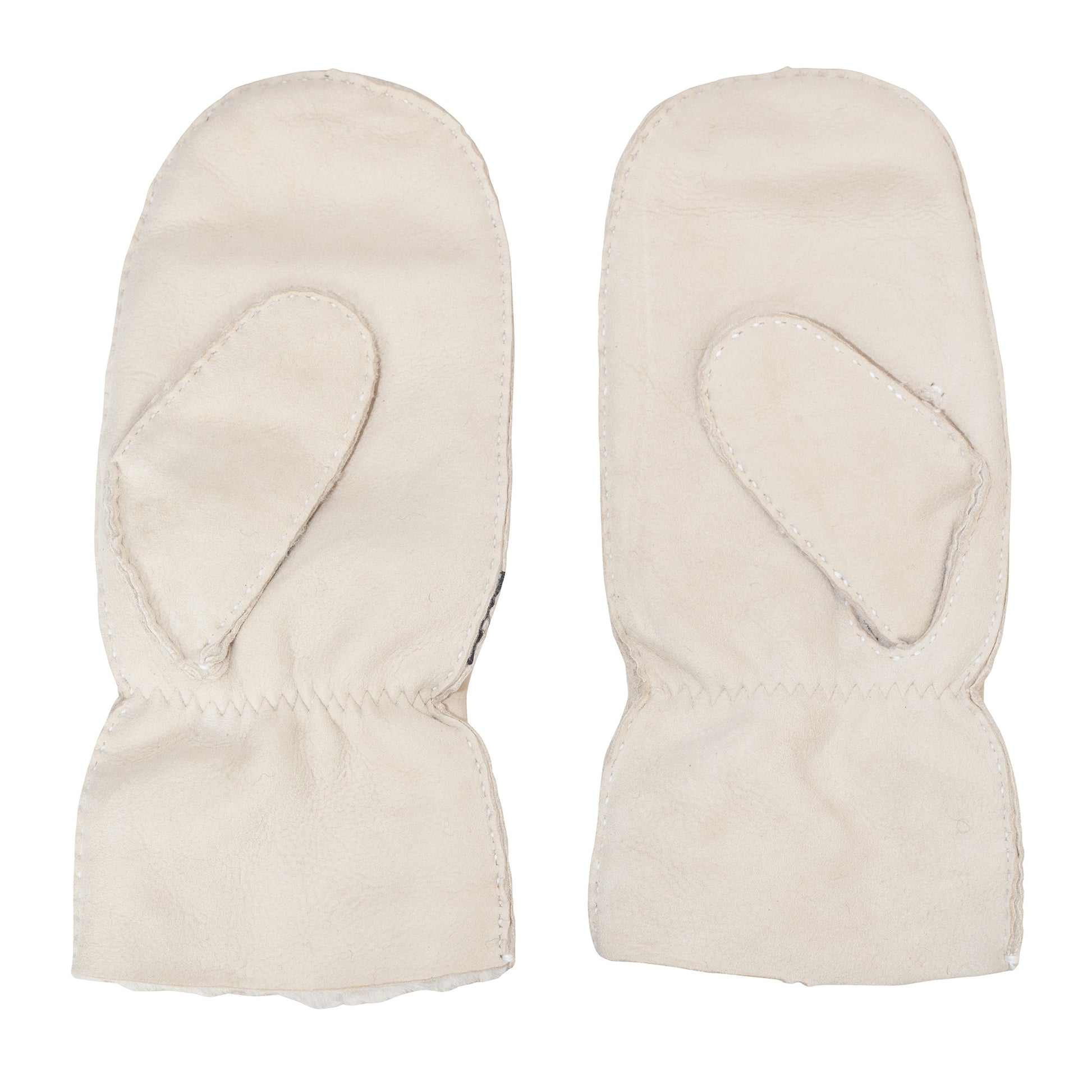 Tan - Back - Eastern Counties Leather Womens-Ladies Full Hand Sheepskin Mittens