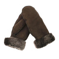 Brown Tipped - Front - Eastern Counties Leather Womens-Ladies Full Hand Sheepskin Mittens