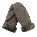 Mink - Front - Eastern Counties Leather Womens-Ladies Full Hand Sheepskin Mittens