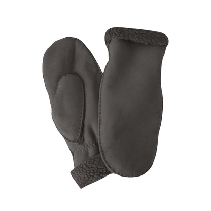 Black - Front - Eastern Counties Leather Womens-Ladies Full Hand Sheepskin Mittens