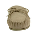 Camel - Side - Eastern Counties Leather Womens-Ladies Hard Sole Wool Lined Moccasins