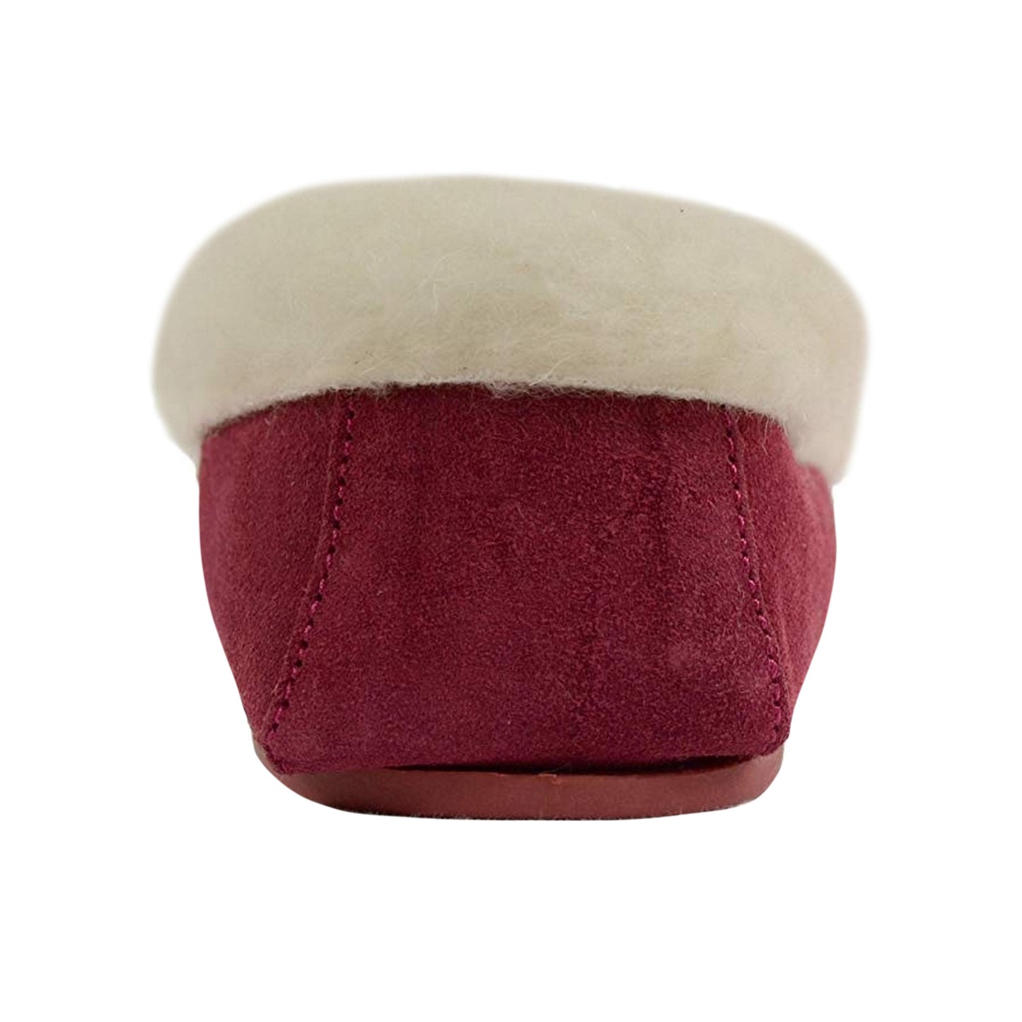Crimson - Lifestyle - Eastern Counties Leather Womens-Ladies Hard Sole Wool Lined Moccasins