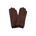 Brown - Front - Eastern Counties Leather Mens Rib Cuff Gloves