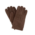 Coffee - Front - Eastern Counties Leather Mens 3 Point Stitch Sheepskin Gloves