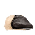 Dark Brown Forest - Front - Eastern Counties Leather Mens Newton Sheepskin Nappa Finish Cap