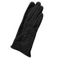 Black - Front - Eastern Counties Leather Womens-Ladies Sian Suede Gloves
