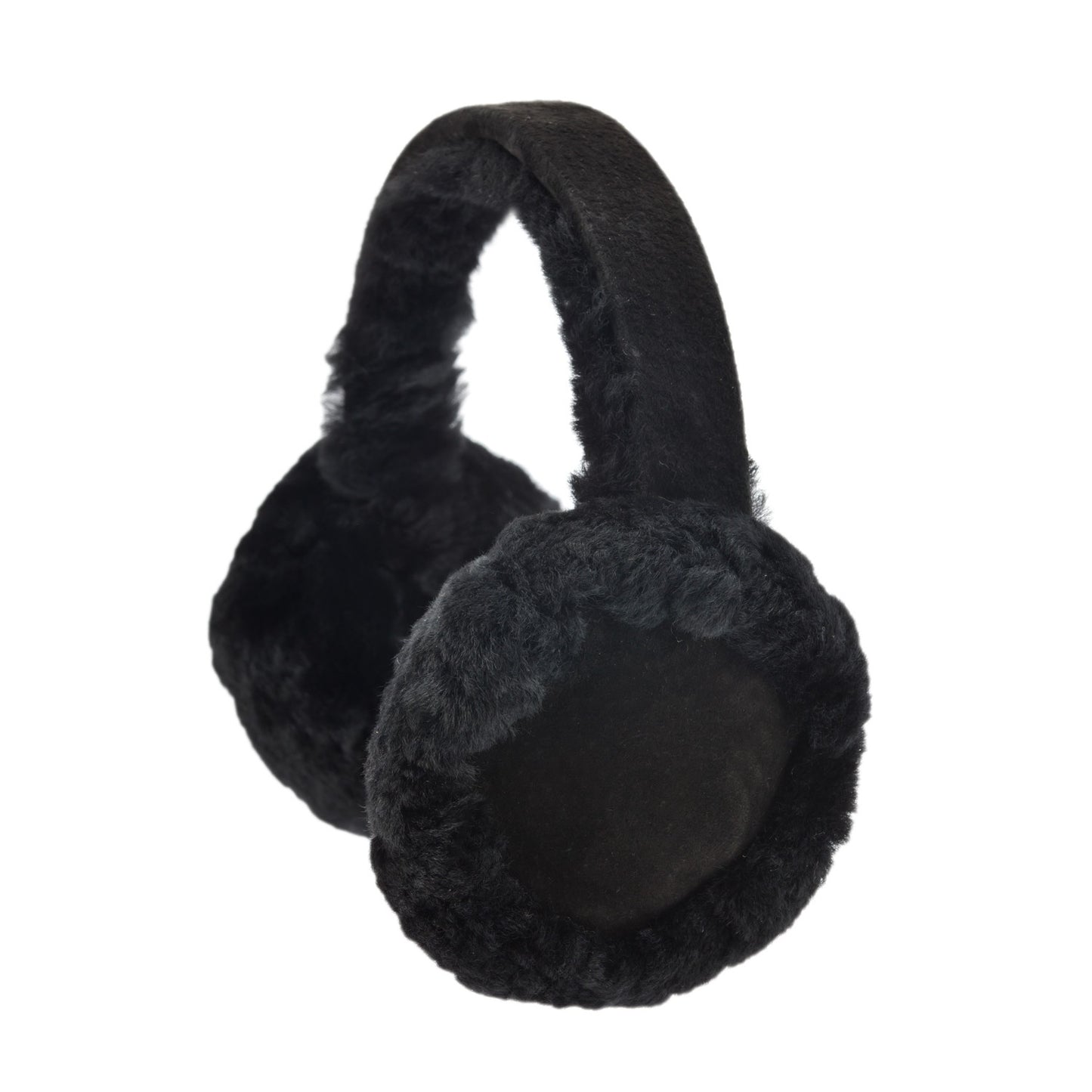 Black - Front - Eastern Counties Leather Womens-Ladies Luxury Sheepskin Earmuffs