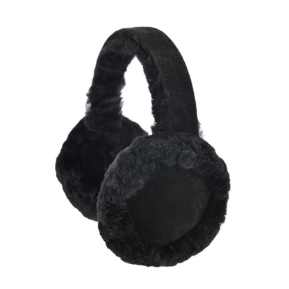 Black - Front - Eastern Counties Leather Womens-Ladies Luxury Sheepskin Earmuffs