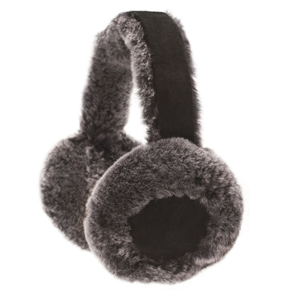 Black-Tipped - Front - Eastern Counties Leather Womens-Ladies Luxury Sheepskin Earmuffs