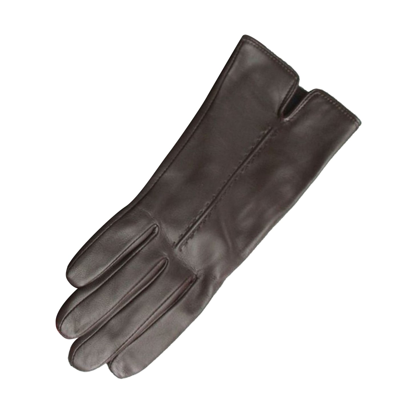 Brown - Front - Eastern Counties Leather Womens-Ladies Tess Single Point Stitch Gloves