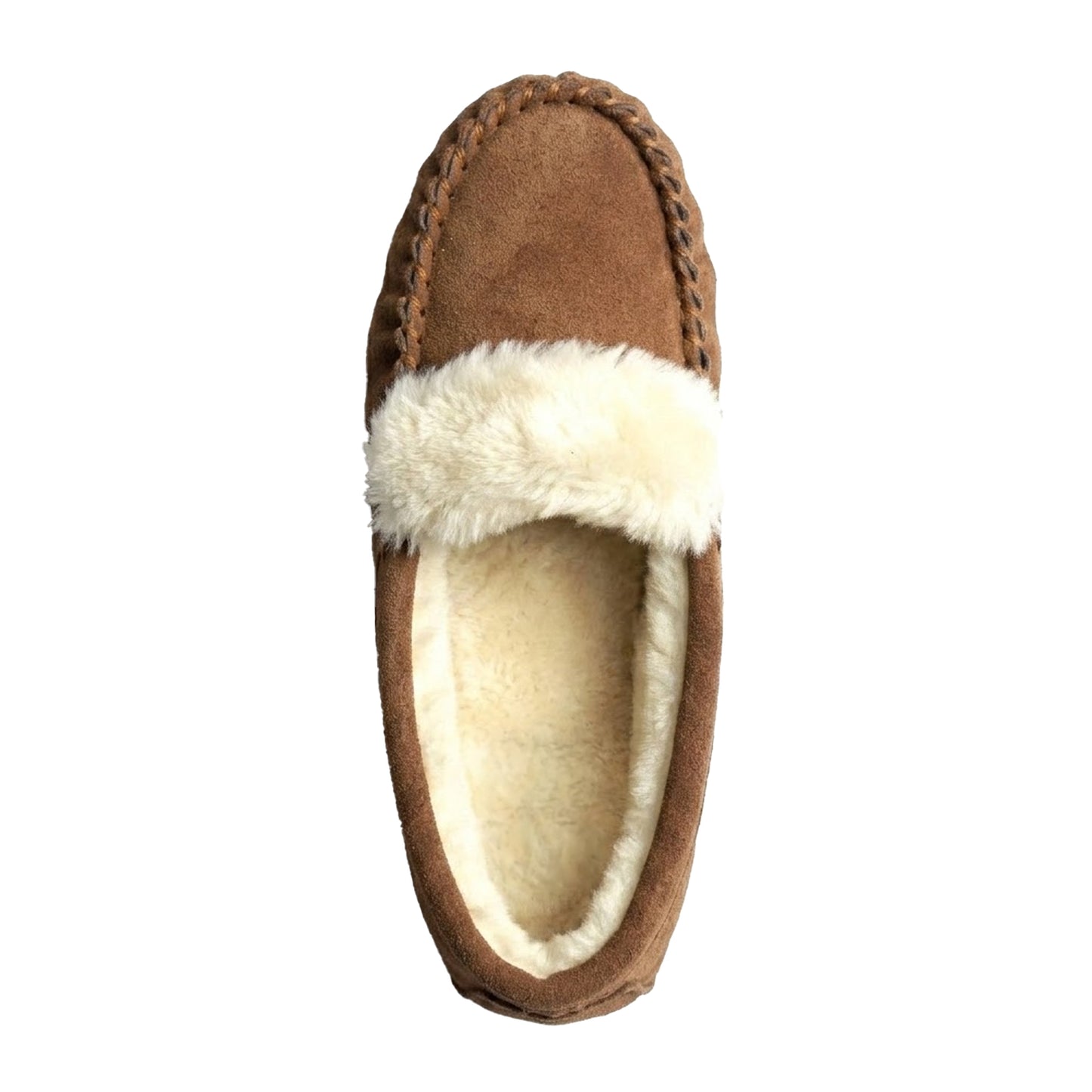 Camel - Side - Eastern Counties Leather Womens-Ladies Zoe Plush Lined Moccasins