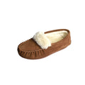 Camel - Front - Eastern Counties Leather Womens-Ladies Zoe Plush Lined Moccasins