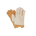 Tan - Front - Eastern Counties Leather Womens-Ladies Crochet Driving Gloves