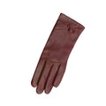 Oxblood - Front - Eastern Counties Leather Womens-Ladies Tina Leather Gloves