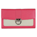 Pink - Front - Eastern Counties Leather Womens-Ladies Dana Purse With Push Clasp