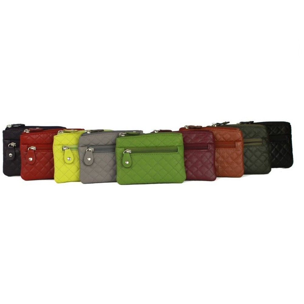 Assorted - Back - Eastern Counties Leather Womens-Ladies Heidi Quilted Coin Purse (Pack Of 6)