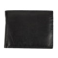 Black - Front - Eastern Counties Leather Mens Mark Trifold Wallet With Coin Pocket