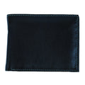 Navy - Front - Eastern Counties Leather Mens Mark Trifold Wallet With Coin Pocket