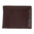 Brown - Front - Eastern Counties Leather Mens Mark Trifold Wallet With Coin Pocket