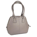 Grey - Lifestyle - Eastern Counties Leather Womens-Ladies Twin Handle Bag