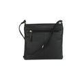Black-White - Back - Eastern Counties Leather Womens-Ladies Aimee Colour Band Handbag